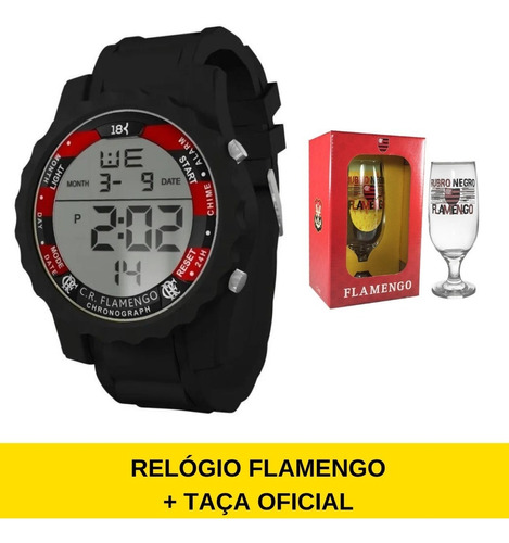 Relógio Do Flamengo Original A Prova D' Água
