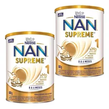 Fórmula Infantil Em Pó Nestlé Nan Supreme 1 Lata 800g Kit 2 