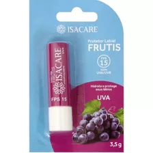 Protetor Labial Uva Fps 15 Com Cor Frutis Isacare 3,5g