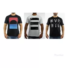 Kit 3 Camiseta Masculino Estampada Marca Surf Premium Barata