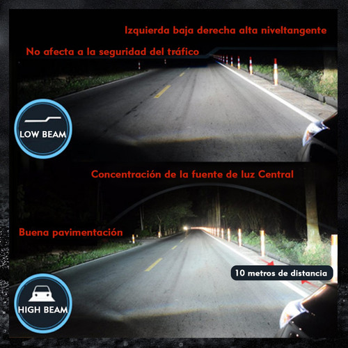 Kit De Faros Delanteros Led H7 Para Hyundai Sonata 2011-2014 Foto 4