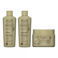 Felps Professional Marula Kit Shampoo+condicionador+máscara