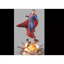 Superman Diorama Archivo Stl Para Impresion 3d