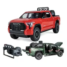 Toyota Tundra Pickup Miniatura Metal Coche Con Luz Y Sonido