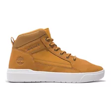 Bota Timberland Mid Lace Tb0a65q1754 Hombre Color Amarillo Diseño De La Tela Liso Talla 27.0