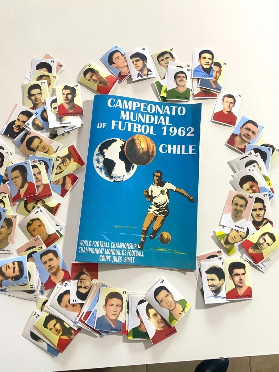 Álbum Copa Do Mundo 1962 Completo Para Colar 256 Figurinhas