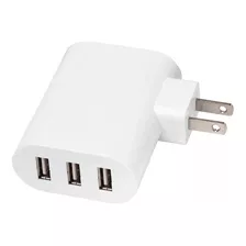 Cargador De Pared Con Puertos Usb 