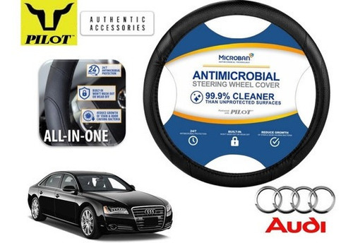 Funda Cubrevolante Negro Antimicrobial Audi A8 2013 Foto 3