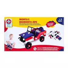 Carrinho De Montar E Desmontar Jeep Jipe Brinquedo Estrela