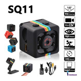 Mini Camara Hd 1080p Black Sq 11  Seguridad