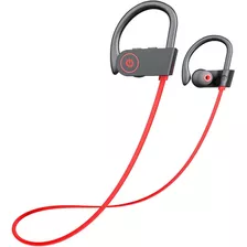 Auriculares Otium U8, C/ Bluetooth, Ipx7, Rojo/gris