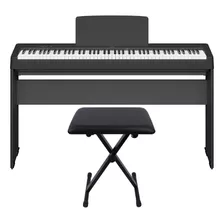 Piano Digital Yamaha P-145 88 Teclas + Estante + Banco