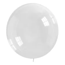 Balão Transparente Resistente - Bubble 45cm (unidade)