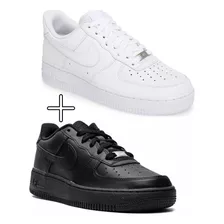 Kit 2 Pares Tênis Nike Air Force Promoção Conforto Estilo