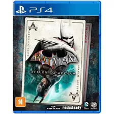 Jogo Ps4 Batman Return To Arkham Legendado Pt Físico Lacrado