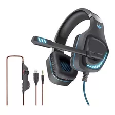 Auricular Gamer C/ Microfono Y Led Para Pc Ps Ovleng Gt97