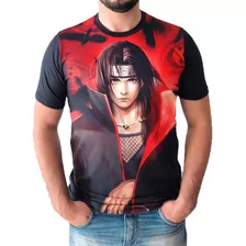 Camiseta Camisa Uchiha Itachi Anime Naruto Shippuden Geek