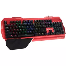 Teclado Mecanico Gamer Rgb Meetion Mk20 Rojo Pc Ps4 Notebook