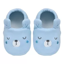 Pantufa Urso Azul Infantil Bebê17017 - Buba