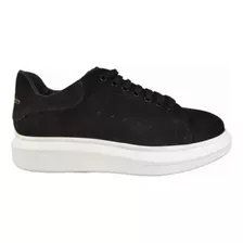 Tênis Casual Alexander Mcqueen Masculino Preto Suede