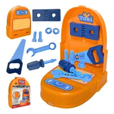 Kit Mini Maleta De Ferramentas Brinquedo Infantil Mecânico