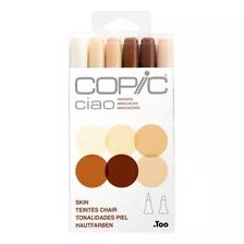 Set 6 Marcadores Skin Colores Piel - Copic Ciao