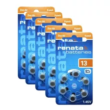 Kit 30 Pilas Para Audifono Renata Pr13 (30 Pilas)