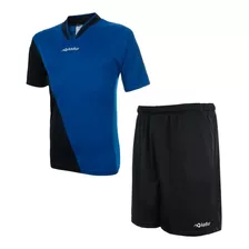 Combo Remera Padel + Short Bolsillos Hombre Tenis Kadur