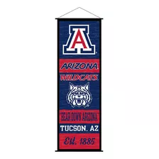 Banner Y Letrero De Desplazamiento De Arizona Wildcats