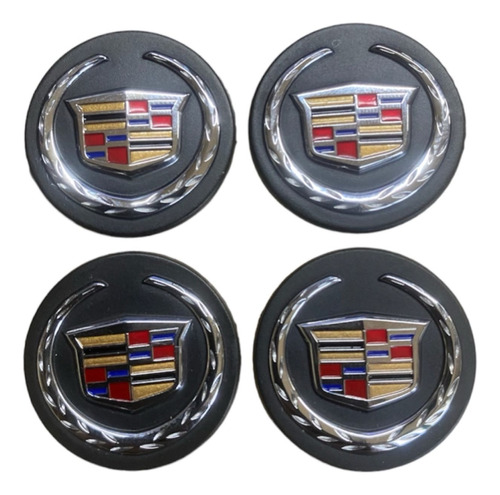 Emblemas Cadillac 4 Piezas Pegatina 2.5cm Dimetro Foto 2