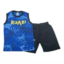 Conjunto Infantil Masculino Regata Roar Tam 3- Abrange