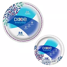 Dixie Everyday Paper Plate Bundle, Large Plate And Smal...