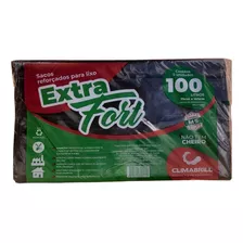 Sacos Extra Fort Lixo 5un 100l Não Tem Cheiro 75cm X 105cm