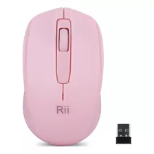Mouse Rii Inalambrico/rosa