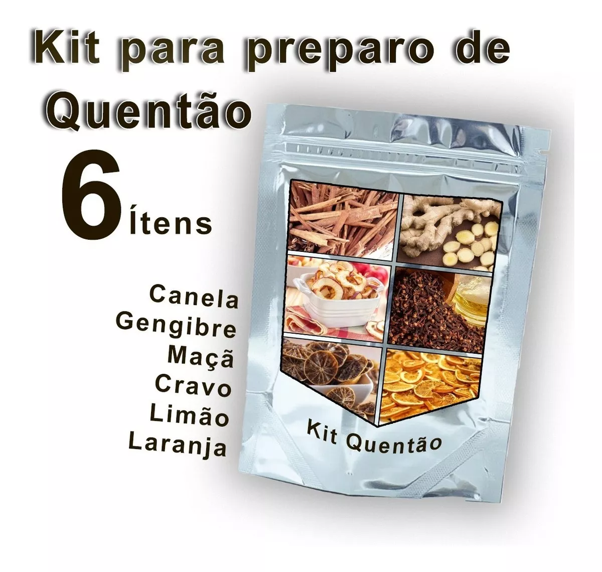 Kit Para Preparo De Quentão , Chás , Especiarias 