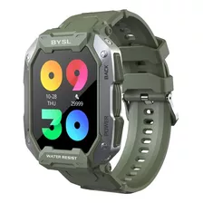 Relógio Inteligente Smartwatch Militar Lige Bysl S20 Verde 1