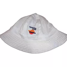 Gorro Para Niño - Color Blanco Con Logo - Excelente Estado