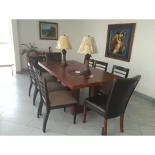 Juego De Comedor Con 8 Sillas Colineal Modelo Lemans 