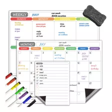 Pizarra Blanca Magnética De Calendario De Borrado En Seco Co