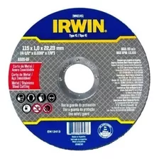 Disco De Corte Fino Metal Inox 9x2mmx7/8 Irwin Iw401901