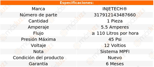 1- Rep Bomba Combustible Lexus Rx330 V6 3.3l 04/06 Injetech Foto 2