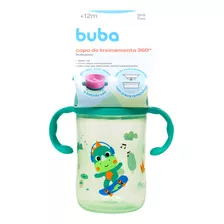 Copo De Treinamento 360° Bubazoo Dino 300ml 17006 Buba