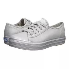 Tenis Keds Girls Triple Kick Silver Para Niña Nuevo/original