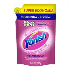 Tira Manchas Em Gel Sem Cloro Multiuso Sachê 1,2 Litros Vanish