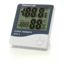 Termohigrómetro Digital Htc-1 Higrometro, Termometro Y Reloj