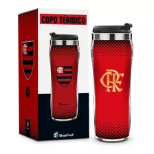 Copo Térmico Inox Flamengo Mantém Bebida Gelada Oficial