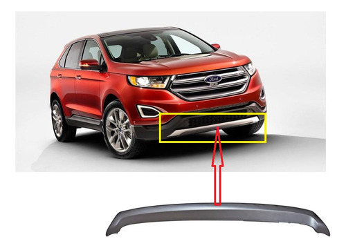 Moldura Inferior Defensa Delantera Ford Edge 2018 Sel/titani Foto 3