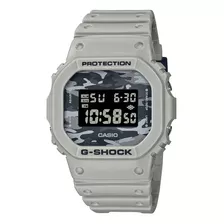 Reloj G-shock Dw5600ca-8 Camuflaje, Color Gris, Para Hombre