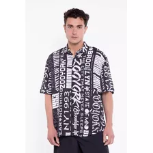 Camisa Zoo York M/c State Of Mind Color Negro 