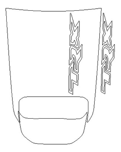 Pelcula Protectora Logo Cofre Ram 1500 Trx 2021 2024 Foto 4